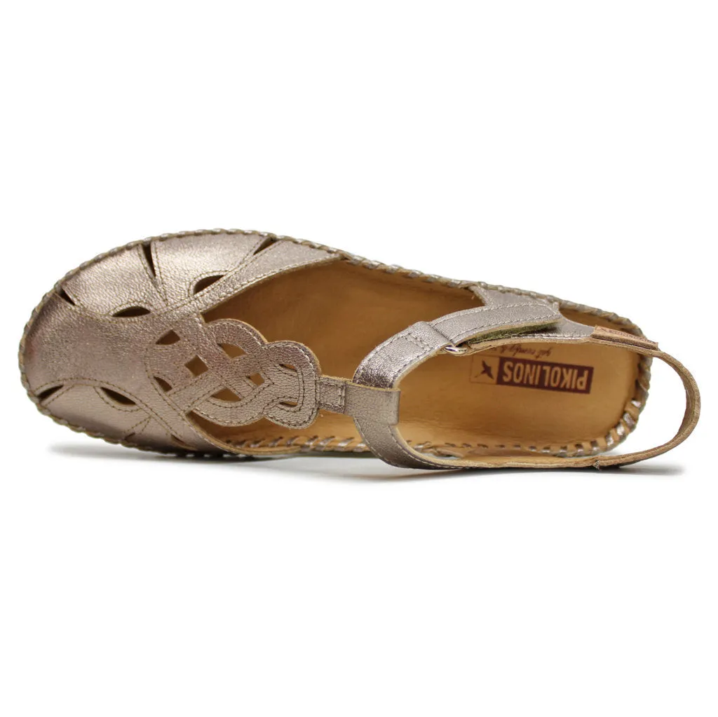 P. Vallarta Leather Women's Slingbacks Sandals