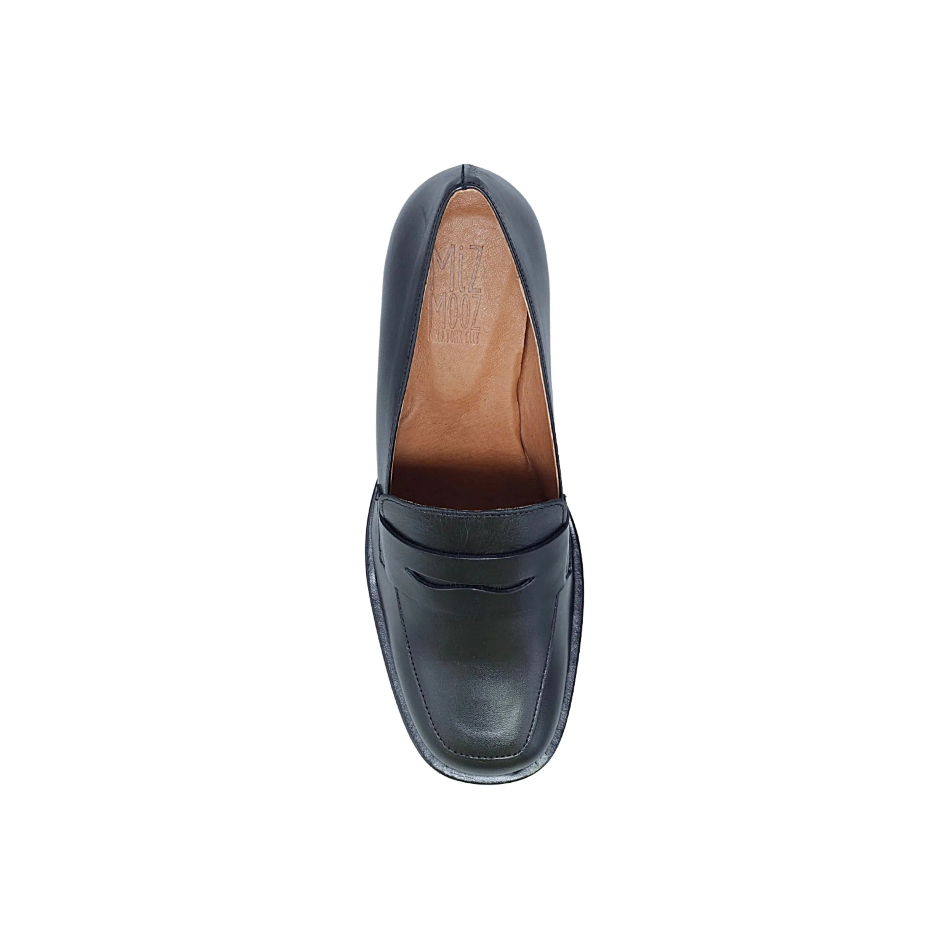 Penni Black Loafer Pump