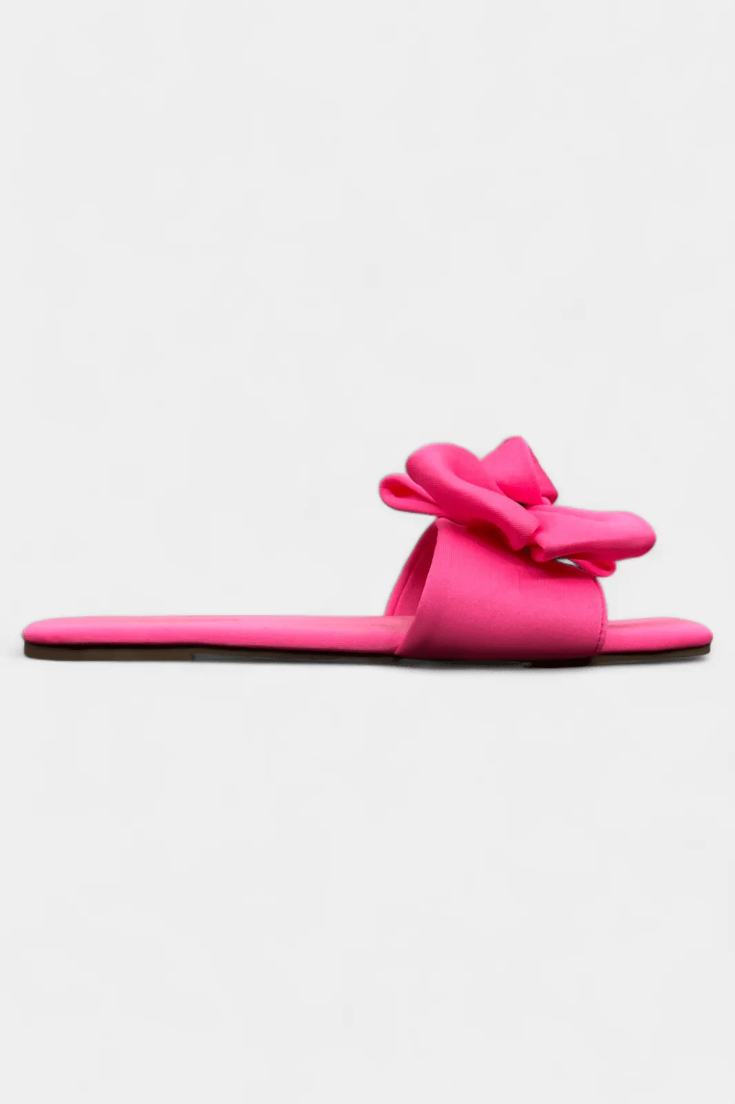 Pink Bow Flat Sandals