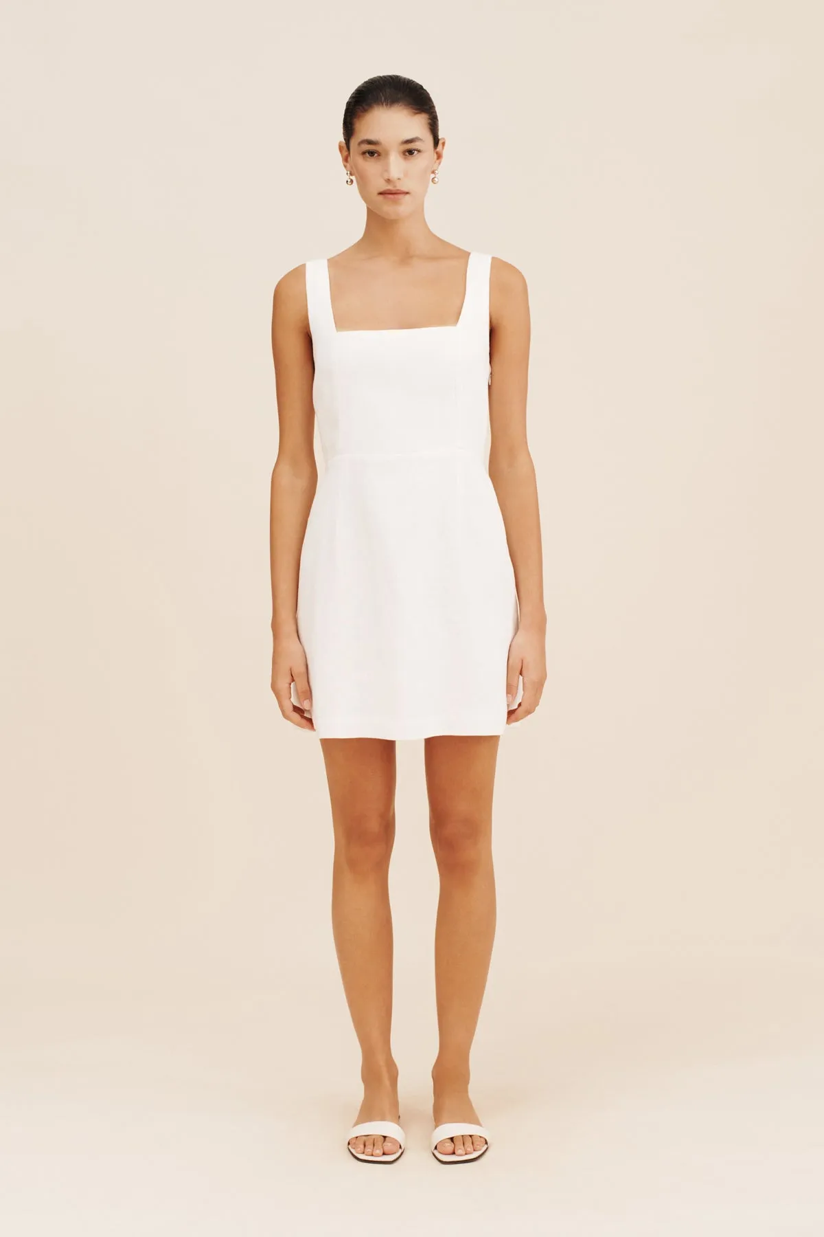 SKYLA MINI DRESS - IVORY