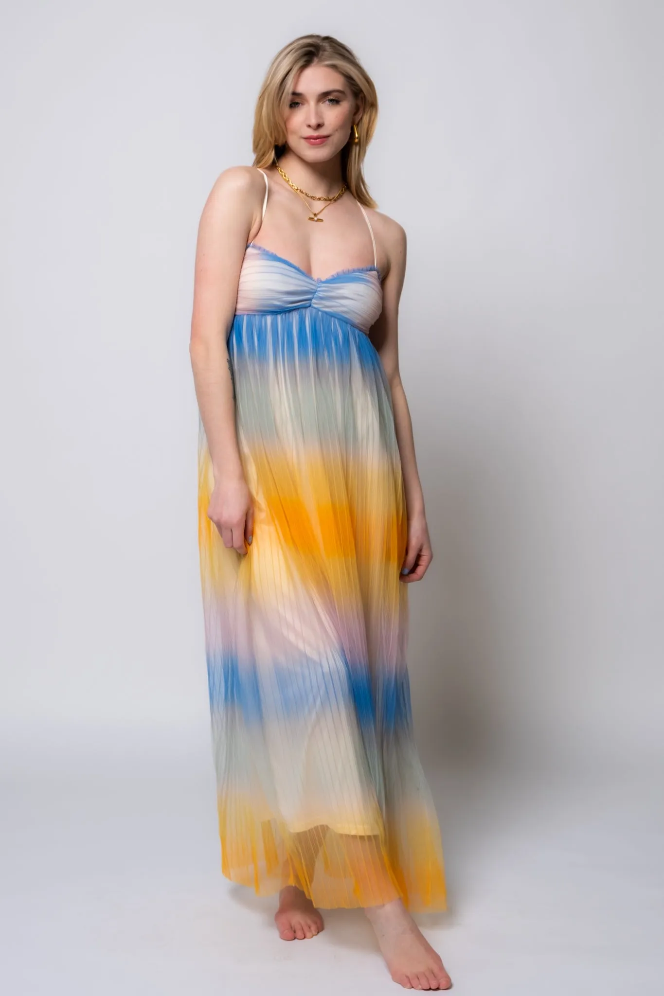 Steve Madden Aja Tulle Maxi Dress