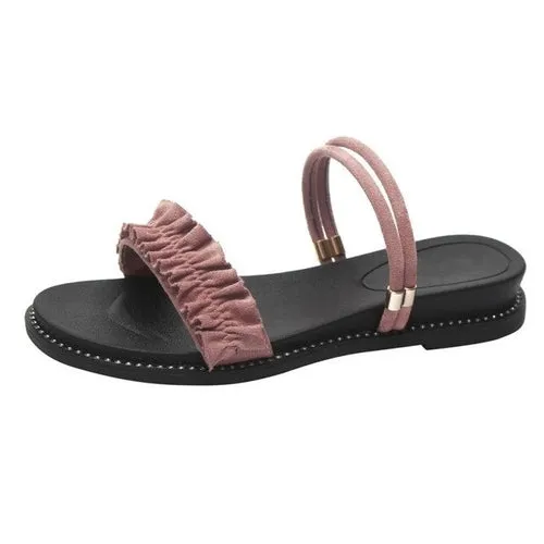 Women Fashion Style Sandals Female Lace Indoor