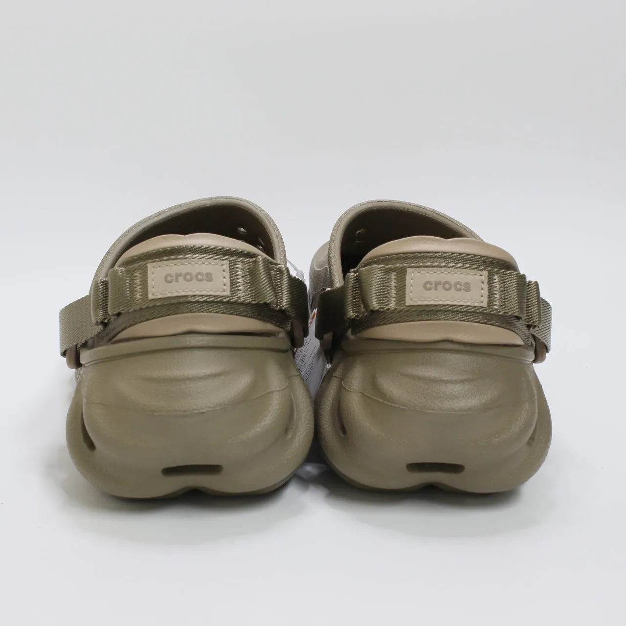 Womens Crocs Echo Clogs Khaki